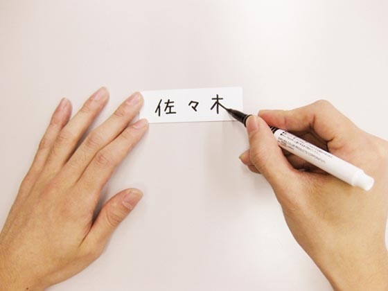 マグエックス マグネットラベルMサイズ 15枚入 MNAME-M 1パック(ご注文単位1パック)【直送品】