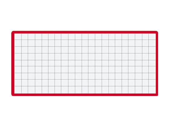 コクヨ マグネット見出し 赤 50×110mm マク-412R 1個(ご注文単位1個)【直送品】