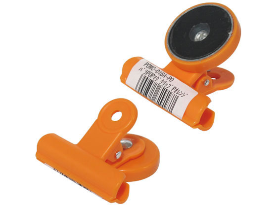 ミツヤ POPマグクリップ パステルオレンジ POMC-01BA-PO 1個(ご注文単位1個)【直送品】