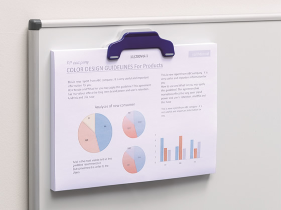 プラス マグネットクリップホールド.ワイド ホワイト 80452 CP-123-MW 1個（ご注文単位1個)【直送品】