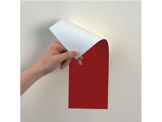 マグエックス 両面カラーシート 赤白 MSR-10RW 1枚(ご注文単位1枚)【直送品】