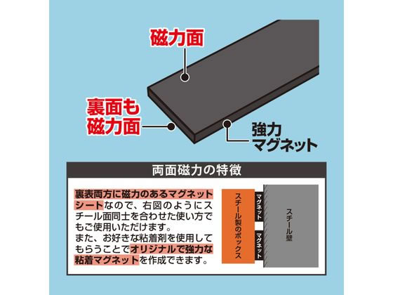 マグエックス 強力マグネットホルダー 両面磁力 AS-200 1枚(ご注文単位1枚)【直送品】