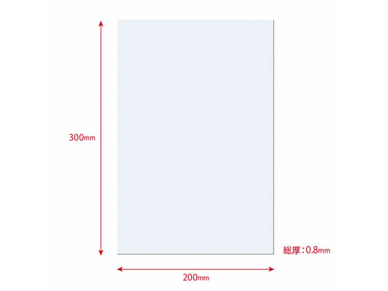 マグエックス マグネットカラーシート(大) 白 MSCW-08W 1枚(ご注文単位1枚)【直送品】
