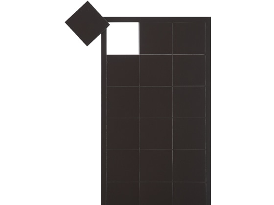 マグエックス マグネット粘着付シート カットタイプ 30片 MSWFC-08 1枚(ご注文単位1枚)【直送品】