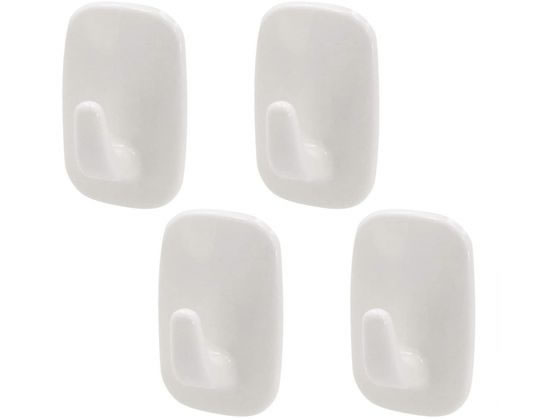 レック はがせる粘着フック 耐荷重500g 4個入 H00463 1パック（ご注文単位1パック)【直送品】