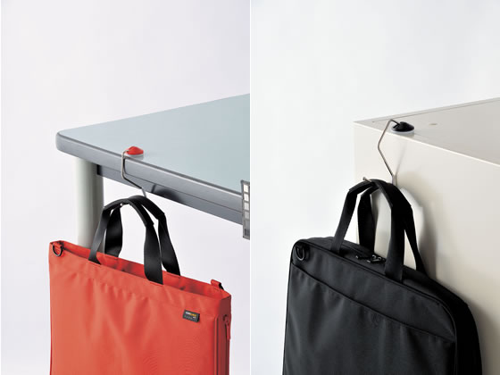 リヒトラブ SMART FIT バッグハンガー ブラック A-7595-24 1個(ご注文単位1個)【直送品】