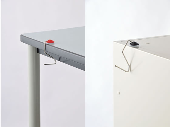 リヒトラブ SMART FIT バッグハンガー ブラック A-7595-24 1個(ご注文単位1個)【直送品】