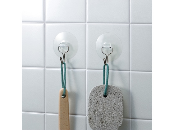 レック クリア吸盤フック(大) 2個入 H-272 1パック(ご注文単位1パック)【直送品】