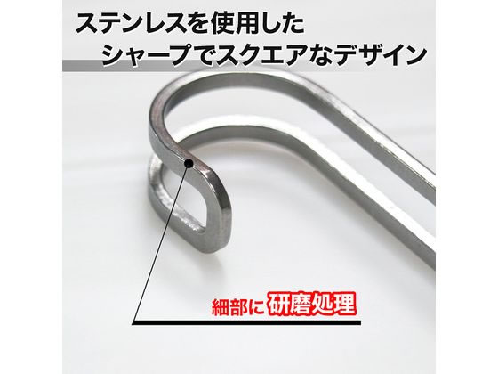 レック SOROU ステンレスダブルS字フック L 2個入り H00336 1パック(ご注文単位1パック)【直送品】