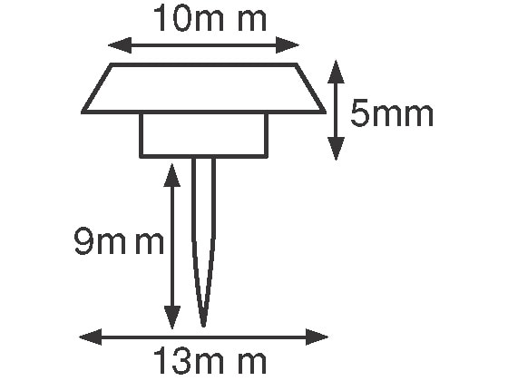 トラヤ カラー画鋲 透明 18本 1パック(ご注文単位1パック)【直送品】