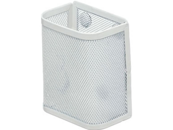 リヒトラブ マグネットポケットペンスタンドW80×D50×H97 白 A7390-0 1個(ご注文単位1個)【直送品】