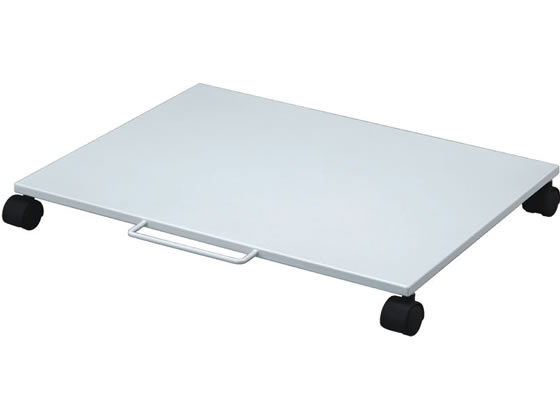 リヒトラブ 机下台 幅460mm スライド式 白 A7370-0 1台(ご注文単位1台)【直送品】