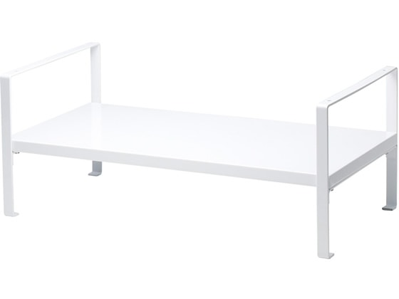 ソニック 机上台 2段階高さ調整付 幅490mm ホワイト DA-5904-W 1台（ご注文単位1台)【直送品】