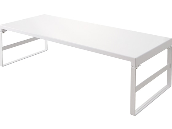リヒトラブ 机上台〈幅590mm・ハイタイプ〉白 A-7333-0 1台(ご注文単位1台)【直送品】