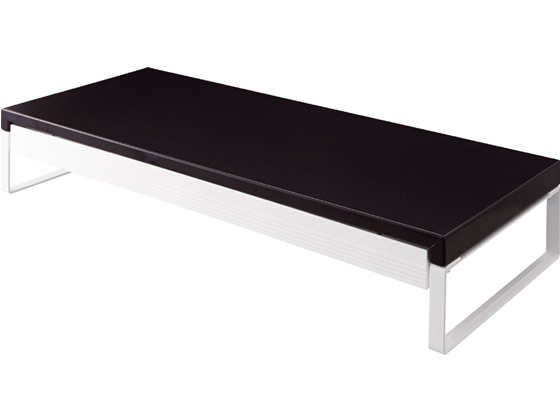 リヒトラブ 机上台〈幅590mm・引出し付〉黒 A-7338-24 1台(ご注文単位1台)【直送品】