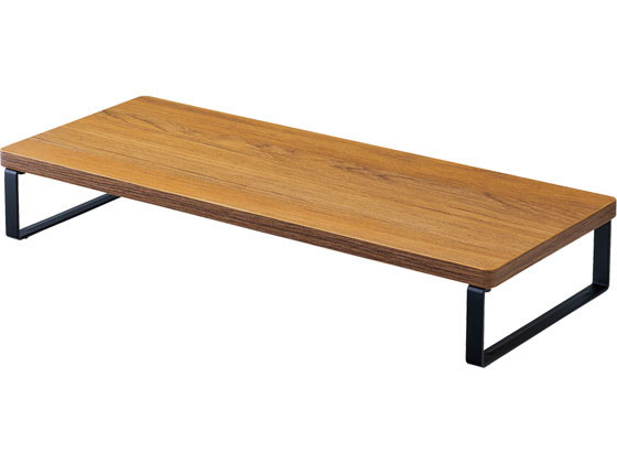 リヒトラブ MDF机上台 スリム 500×200 ブラウン A8002-9 1台(ご注文単位1台)【直送品】