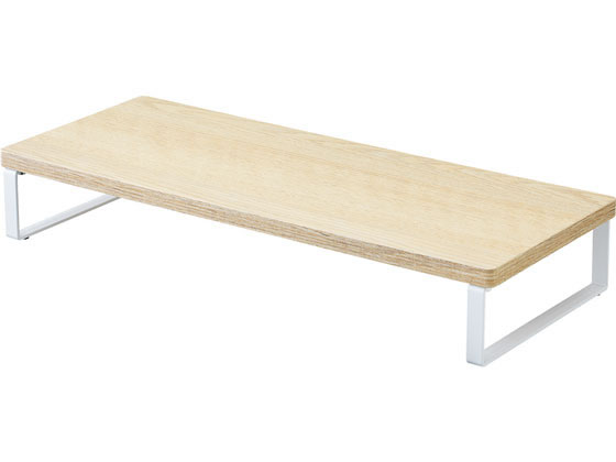 リヒトラブ MDF机上台 スリム 500×200 ナチュラル A8002-35 1台(ご注文単位1台)【直送品】