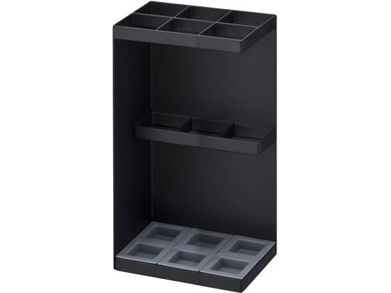山崎実業 傘立てスマート 6本用 ブラック 7032 1個(ご注文単位1個)【直送品】
