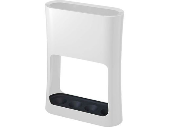 山崎実業 かさたて オーバル ホワイト 6979 1個(ご注文単位1個)【直送品】