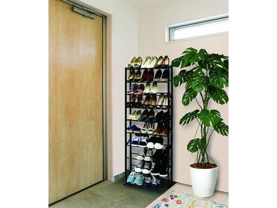 トレードワン 10段シューズラック 10517 1台（ご注文単位1台)【直送品】