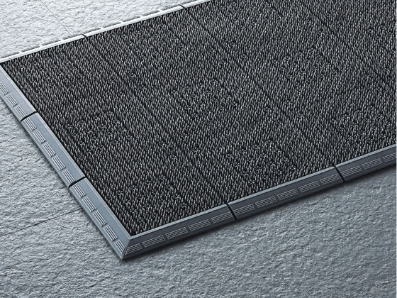 山崎産業 エバック サンステップマット 600×900mm グレー F-131-6 1枚(ご注文単位1枚)【直送品】