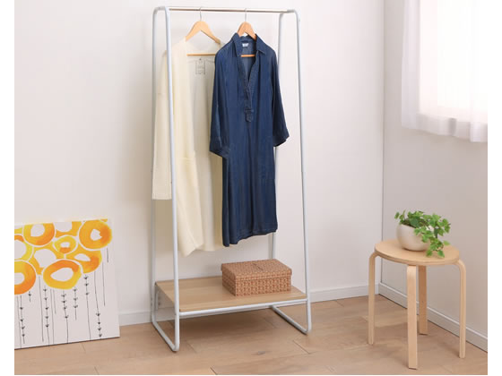 アイリスオーヤマ スタイルハンガー2WAYタイプ プレミアム ボード1枚付 ブラック 1台(ご注文単位1台)【直送品】