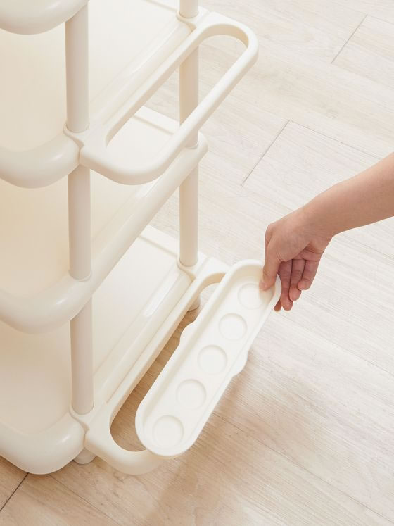 吉川国工業 シューズストレージワイド5段 ブラウン 21928 1台(ご注文単位1台)【直送品】