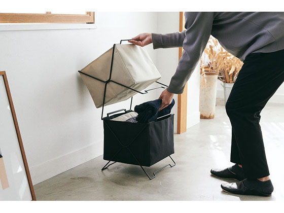 キングジム スタックバスケット ベージュ KSP002Sヘ- 1個(ご注文単位1個)【直送品】