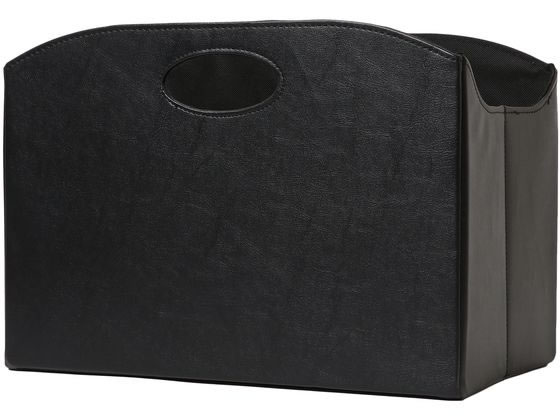 スマイル 折りたたみ収納バスケット ブラック 749201 1個（ご注文単位1個)【直送品】