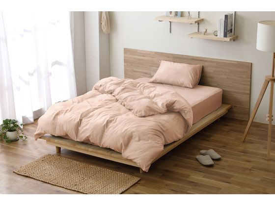 アイリスオーヤマ ボックスシーツ ピンク シングル 1枚(ご注文単位1枚)【直送品】