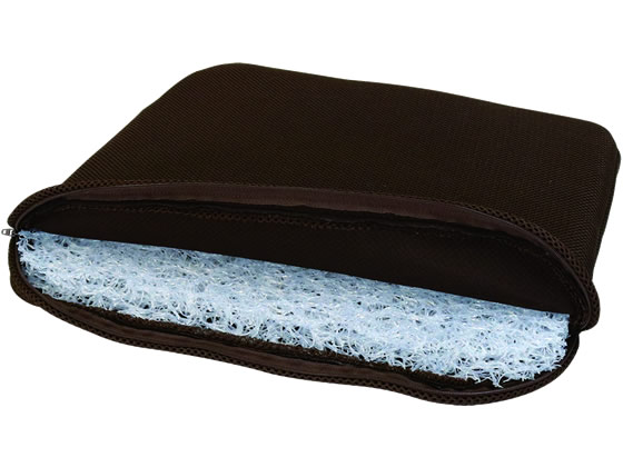 トレードワン ファイバークッション ブラウン 60031 1個(ご注文単位1個)【直送品】