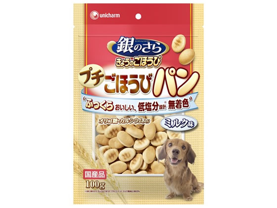 ユニ・チャーム 銀のさら プチごほうびパン ミルク味 1袋(ご注文単位1袋)【直送品】