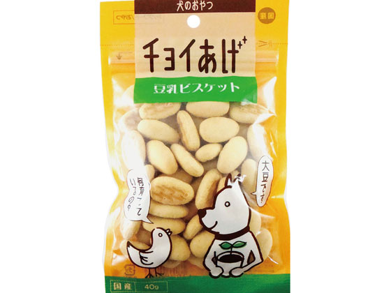 わんわん チョイあげ 豆乳ビスケット 40g 1個(ご注文単位1個)【直送品】