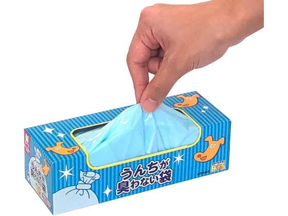 クリロン化成 うんちが臭わない袋 BOSペット用箱型 Mサイズ 1箱(ご注文単位1箱)【直送品】
