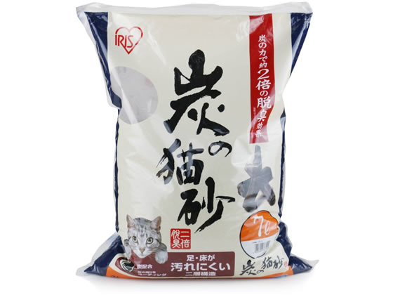 アイリスオーヤマ 炭の猫砂 7L SNS-70 1袋（ご注文単位1袋)【直送品】