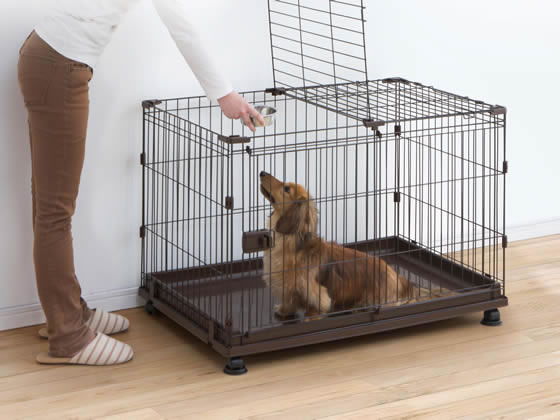 アイリスオーヤマ コンビネーションサークル用屋根 93×61 ウォールナット 1枚（ご注文単位1枚)【直送品】