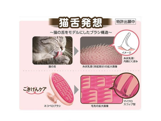 LION ペットキレイ ごきげんケア ネコペロブラシ 1個(ご注文単位1個)【直送品】