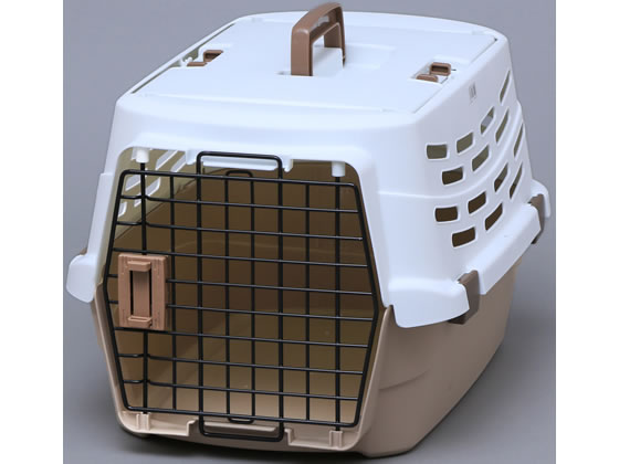 アイリスオーヤマ ペットキャリー ホワイト ベージュ Mサイズ UPC-580 1個(ご注文単位1個)【直送品】