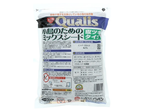 ペッズ・イシバシ クオリス 小鳥のためのミックスシード 皮つき 900g 1袋(ご注文単位1袋)【直送品】