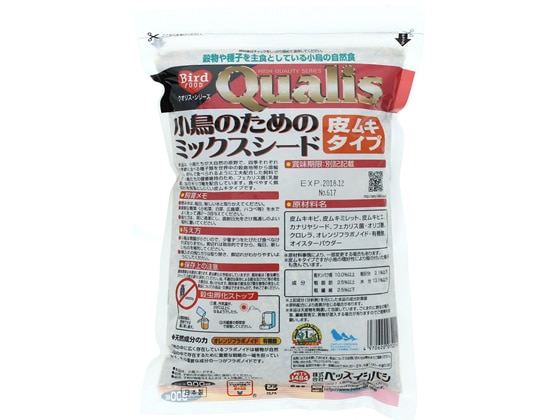 ペッズ・イシバシ クオリス 小鳥のためのミックスシード 皮むき 900g 1袋(ご注文単位1袋)【直送品】