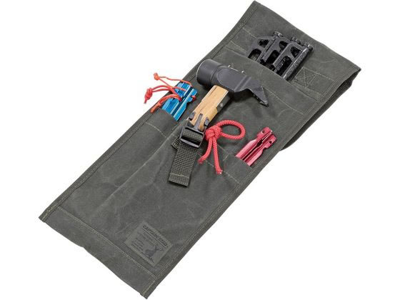 キャプテンスタッグ キャプテンスタッグ 帆布 ペグ・ハンマー 収納バッグ 1個（ご注文単位1個)【直送品】