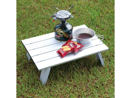 キャプテンスタッグ アルミロールテーブル[コンパクト] 1台（ご注文単位1台)【直送品】