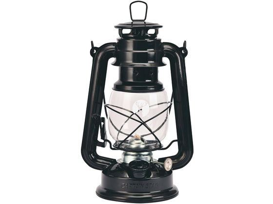キャプテンスタッグ CS オイルランタン 中 ブラック 1個（ご注文単位1個)【直送品】