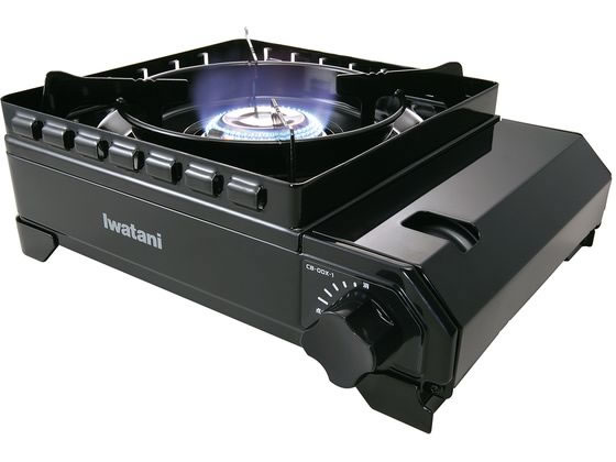 岩谷産業 カセットこんろ タフまる ブラック CB-ODX-1-BK 1台（ご注文単位1台)【直送品】