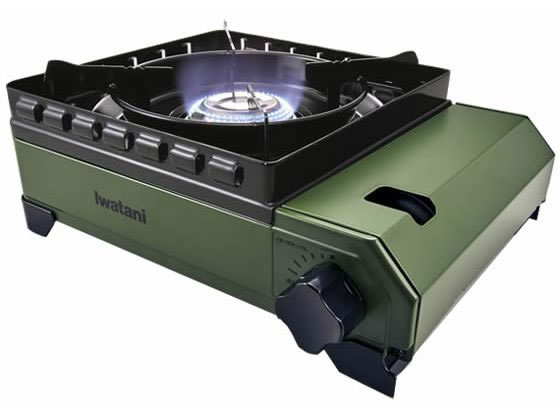 岩谷産業 カセットこんろ タフまる オリーブ CB-ODX-1-OL 1台（ご注文単位1台)【直送品】