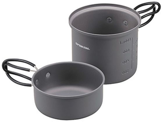 キャプテンスタッグ トレッカー アルミソロクッカーセット [M] 1個（ご注文単位1個)【直送品】