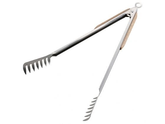 キャプテンスタッグ BBQ ウッドグリップパスタトング35cm 1個(ご注文単位1個)【直送品】