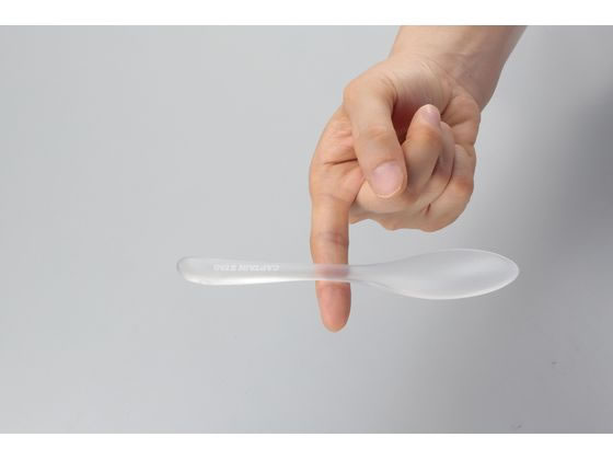 キャプテンスタッグ G-FLOAT 高耐熱スプーン S クリア UH-3028 1個（ご注文単位1個)【直送品】