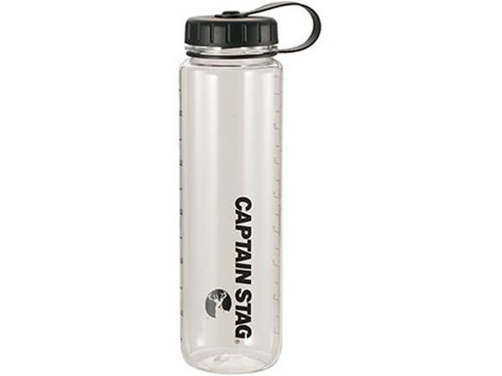 キャプテンスタッグ ウォーターボトル1000 ライス目盛り付 ブラック 1個(ご注文単位1個)【直送品】