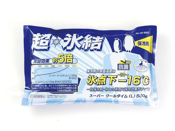 キャプテンスタッグ スーパークールタイム[L]500g 1個（ご注文単位1個)【直送品】